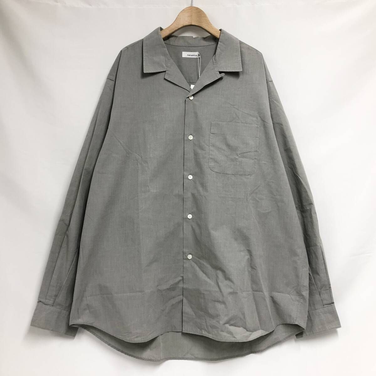 新品未使用 nanamica（ナナミカ） オープンカラーエンドオンエンド