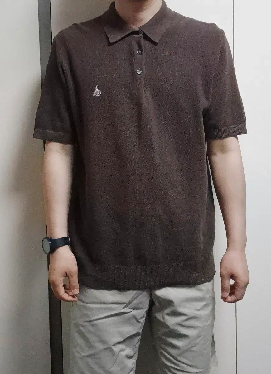 BEAN POLE ビーンポール 半袖 ニット ブラウン