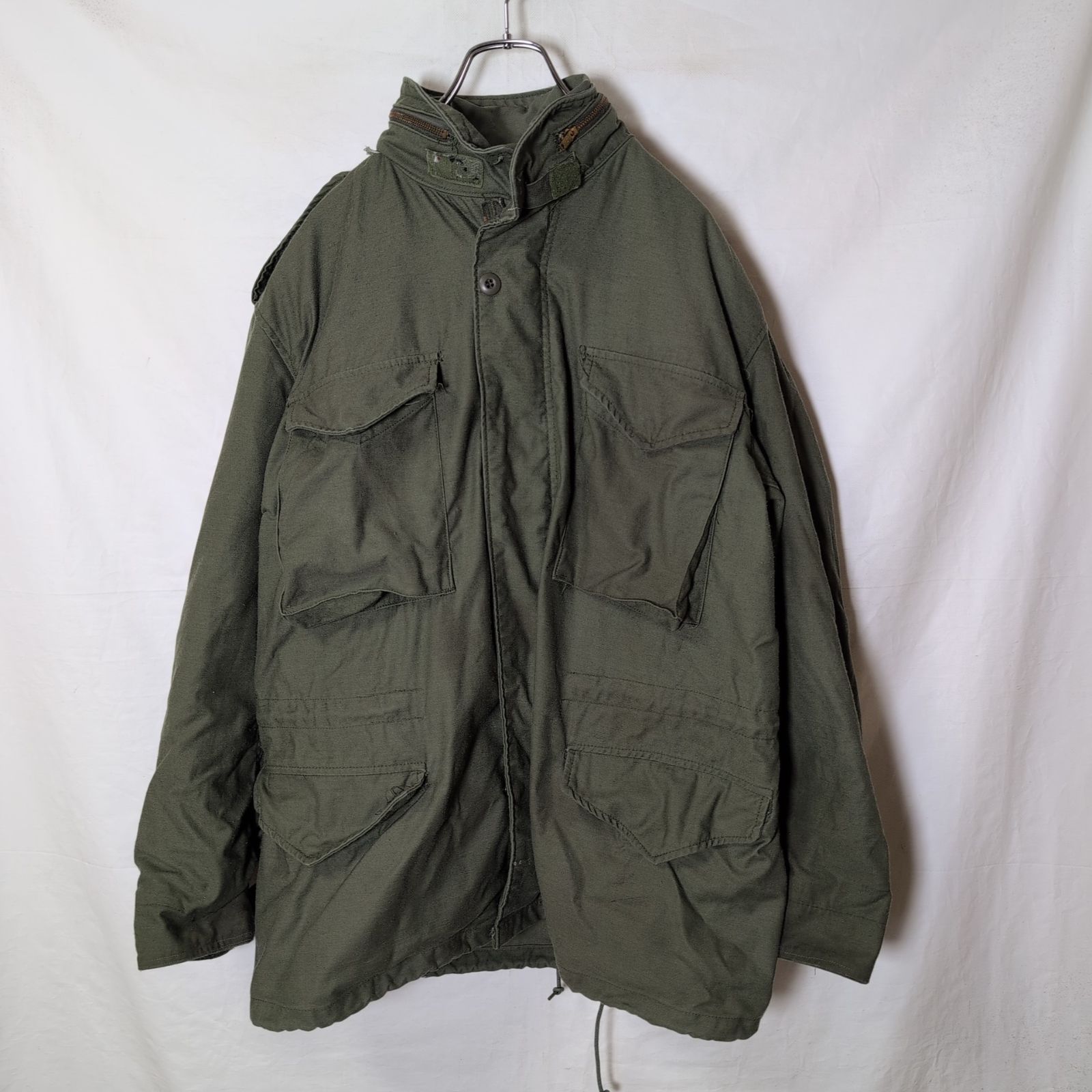 80s/USA製/M-65/M65/ALPHA/SCOVILL】フィールド ジャケット f751 huyu
