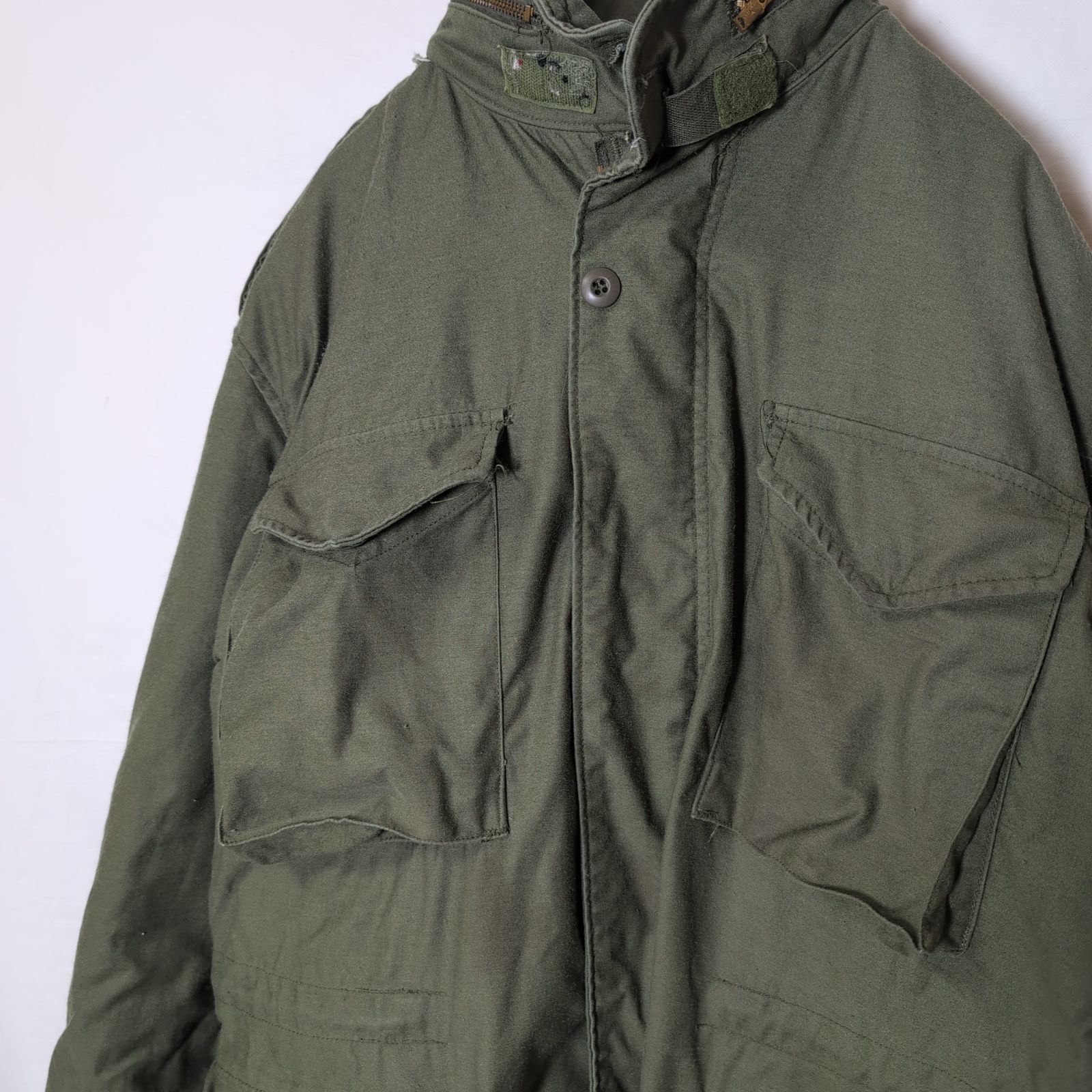 80s/USA製/M-65/M65/ALPHA/SCOVILL】フィールド ジャケット f751 huyu