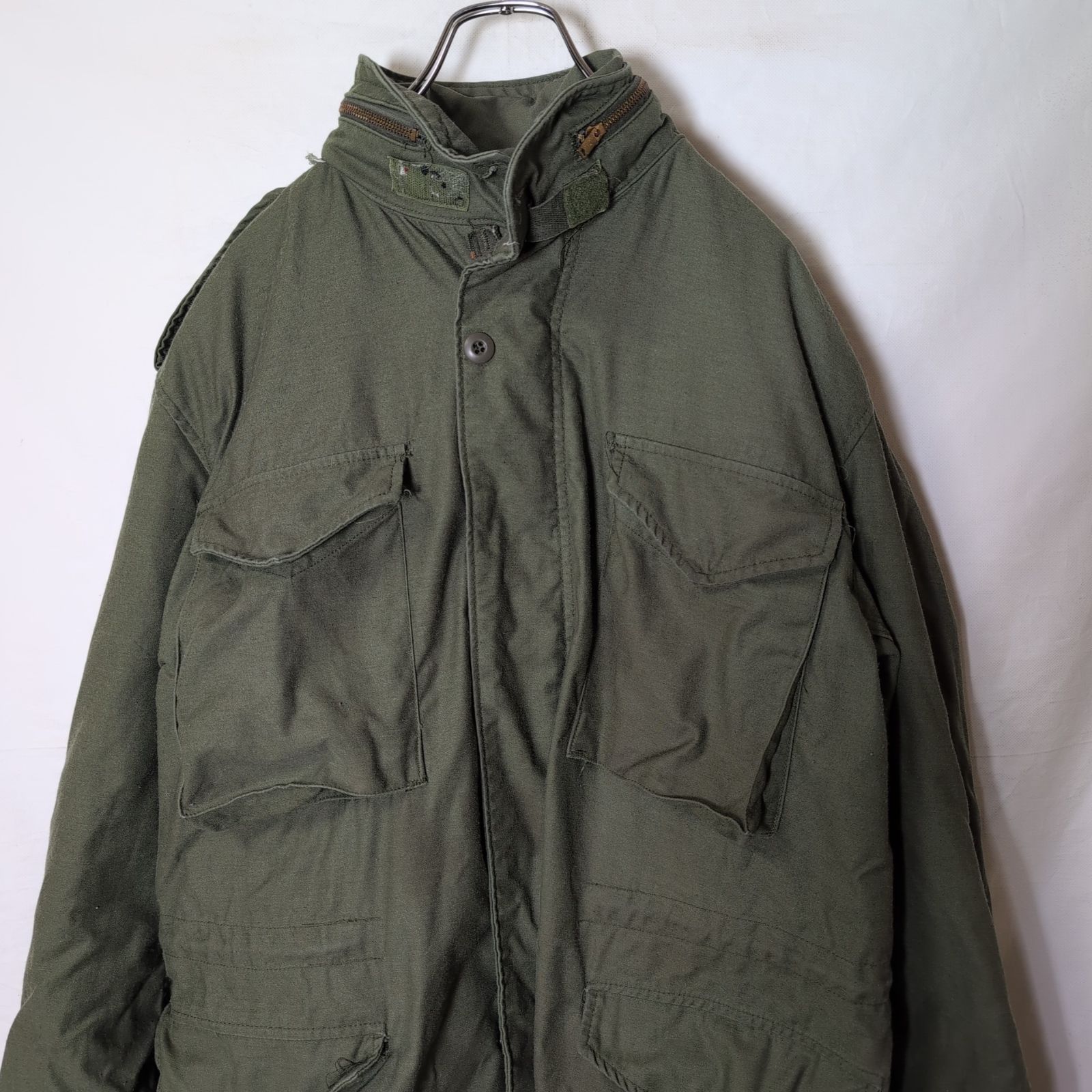 80s/USA製/M-65/M65/ALPHA/SCOVILL】フィールド ジャケット f751 huyu 