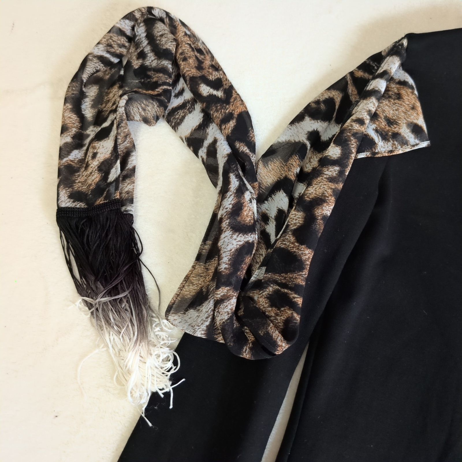 激レア✨️Just Cavalli ジャスト・カヴァリ レオパード柄ストール付き
