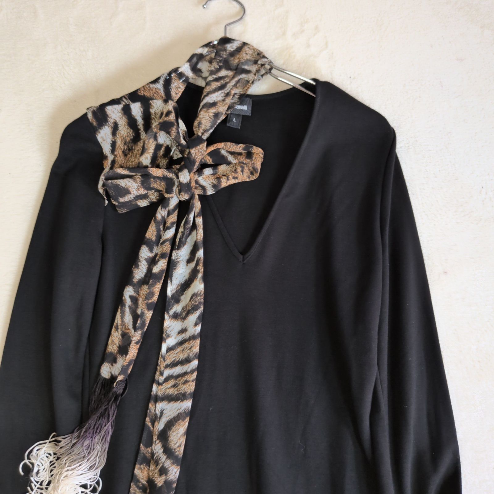激レア✨️Just Cavalli ジャスト・カヴァリ レオパード柄ストール付き