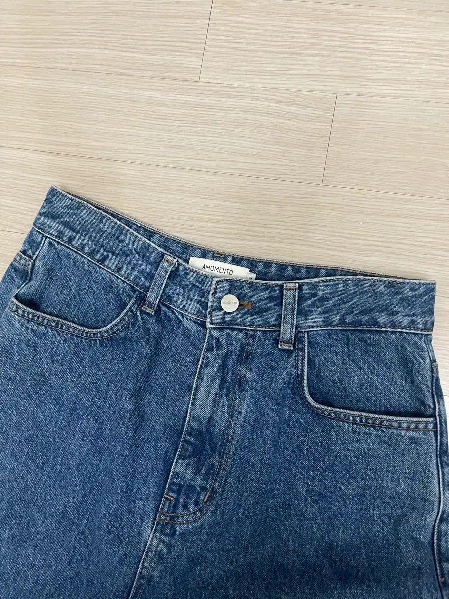 アモーメント デニム パンツ ウール