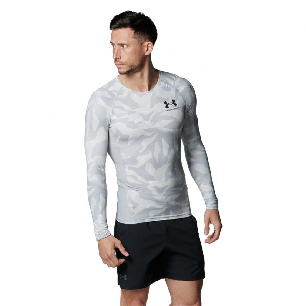 アンダーアーマー（UNDER ARMOUR） 長袖 ストレッチ 抗菌防臭 アイソチル コンプレッション ノベルティ ロングスリーブ シャツ 1384786 011 （グレー/３Ｌ/Men's） [グレー] [3L]