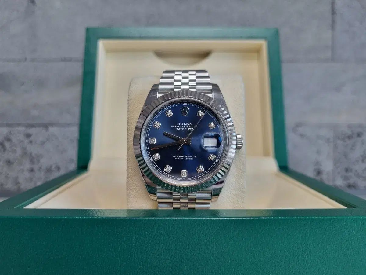 ROLEX デイトジャスト 41mm デニムテンポ フルージュビル 126334