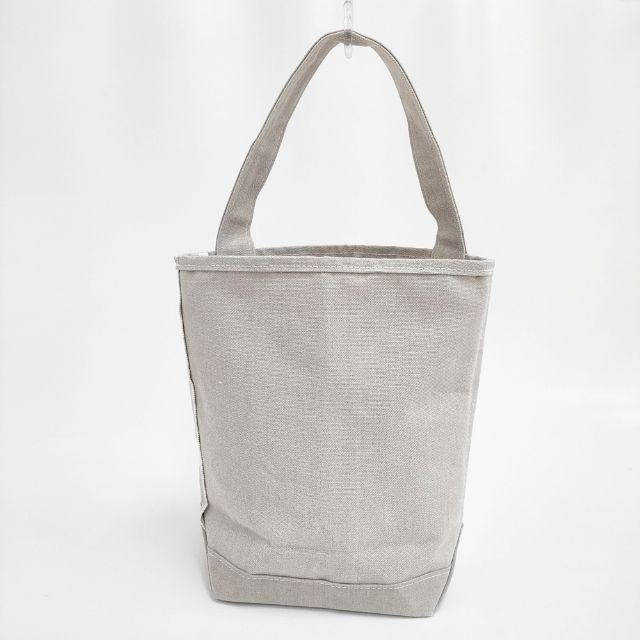 TEMBEA BAGUETTE TOTE バゲットトート リネン ワンハンドル トートバッグ グレー レディース テンベア【中古】6-0517G∞