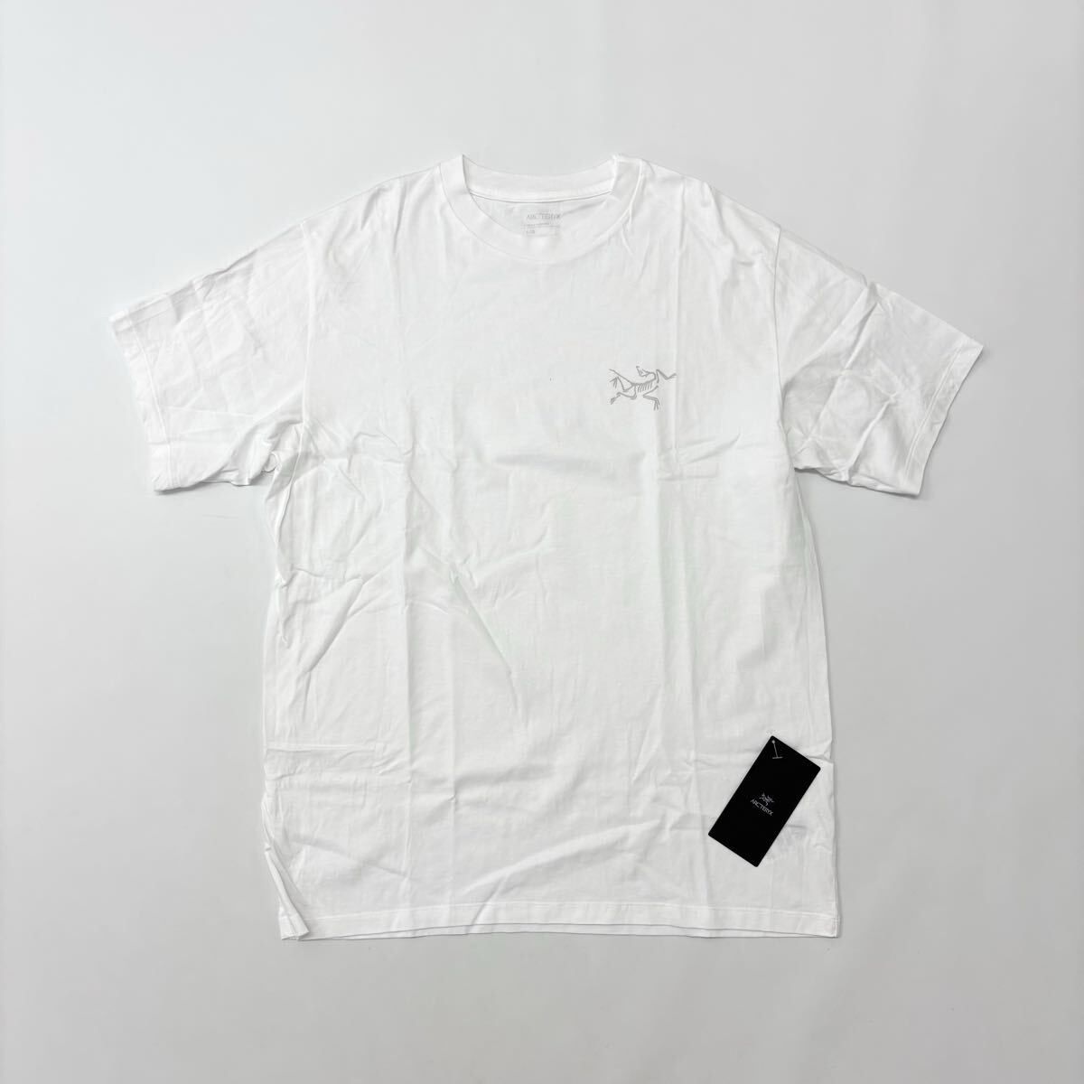 25ss 2025 良品 ARC'TERYX アークテリクス KRAGG SL COTTON SS TEE クラッグ Tシャツ X000009533 WHITE LIGHT サイズ L 805-0040