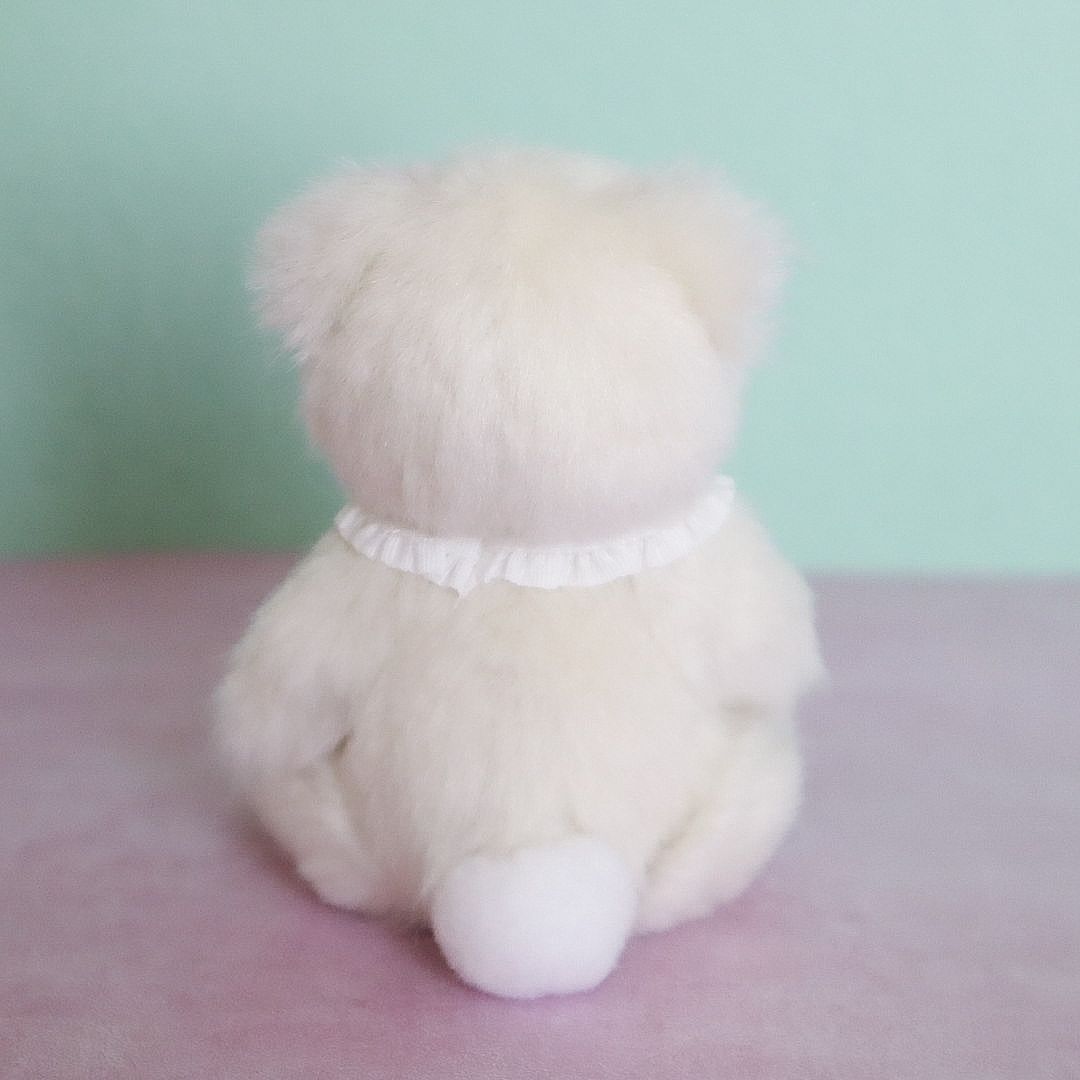 シンプルなくまのぬいぐるみB ハンドメイド ミニチュア テディベア