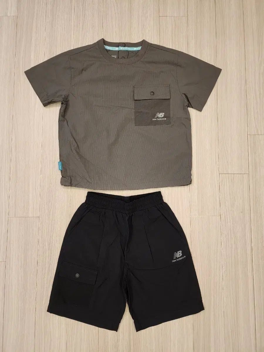 ニューバランス キッズ 半袖 ハーフパンツ セット 120