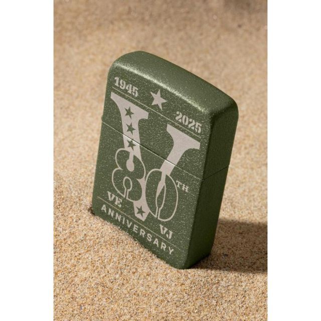 Zippo 防風ライター 80周年記念 レーザー刻印 詰め替え可能 再利用可能 防風デザイン ギフトボックス付き 米国製