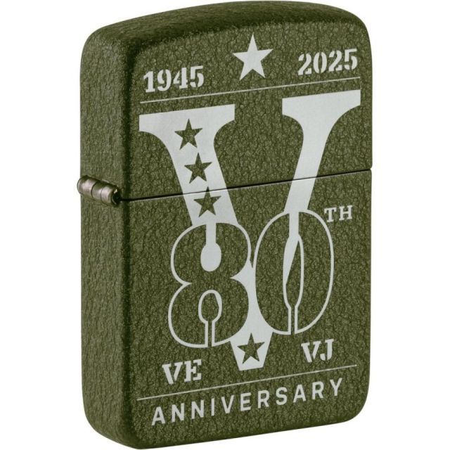 Zippo 防風ライター 80周年記念 レーザー刻印 詰め替え可能 再利用可能 防風デザイン ギフトボックス付き 米国製 12,876円