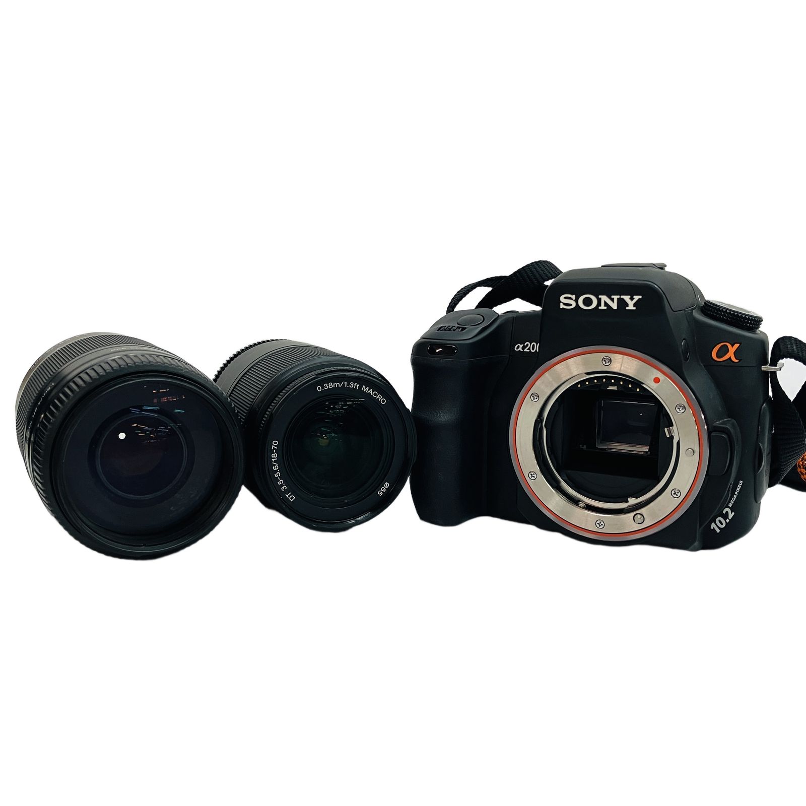 SONY α200デジタル一眼レフカメラ レンズ2本付き SONY α200 デジタル