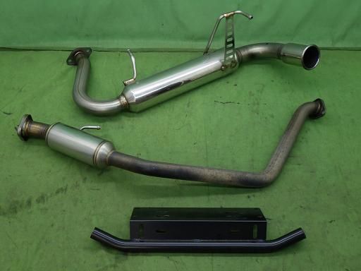 【中古】ジムニー フジツボマフラー バンパーガード セット
