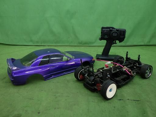 【中古】タミヤ 1/10 ラジコン メカプロポ付き