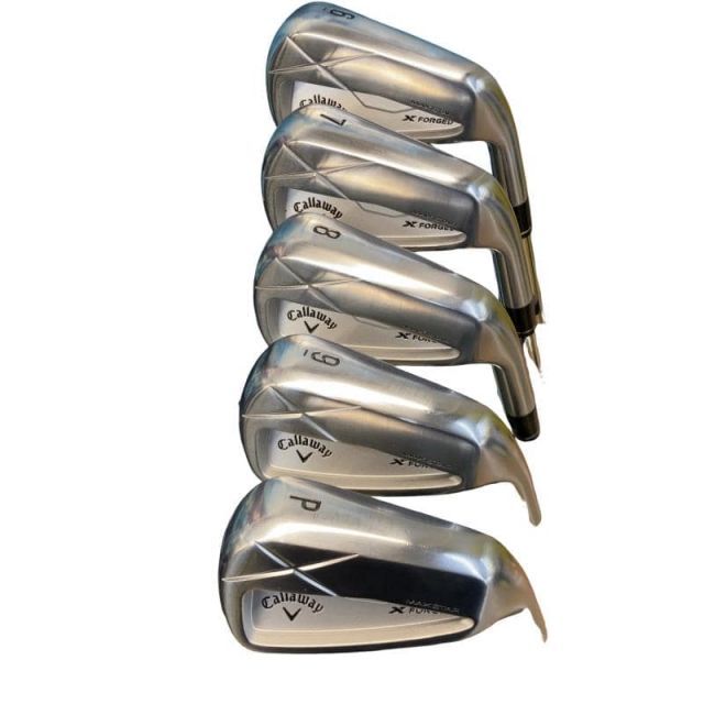 【中古】 キャロウェイ X FORGED MAX STAR(2025) 5S アイアンセット IR NS PRO MODUS3 TOUR105 (フレックスS) メンズ 男性用 右利き 右用 Cランク ゴルフクラブ