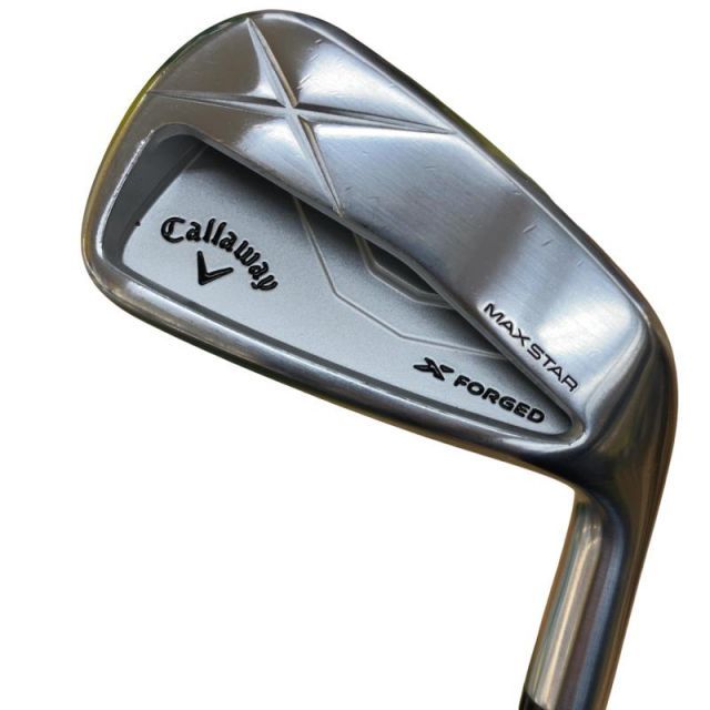 【中古】 キャロウェイ X FORGED MAX STAR(2025) 5S アイアンセット IR NS PRO MODUS3 TOUR105 (フレックスS) メンズ 男性用 右利き 右用 Cランク ゴルフクラブ