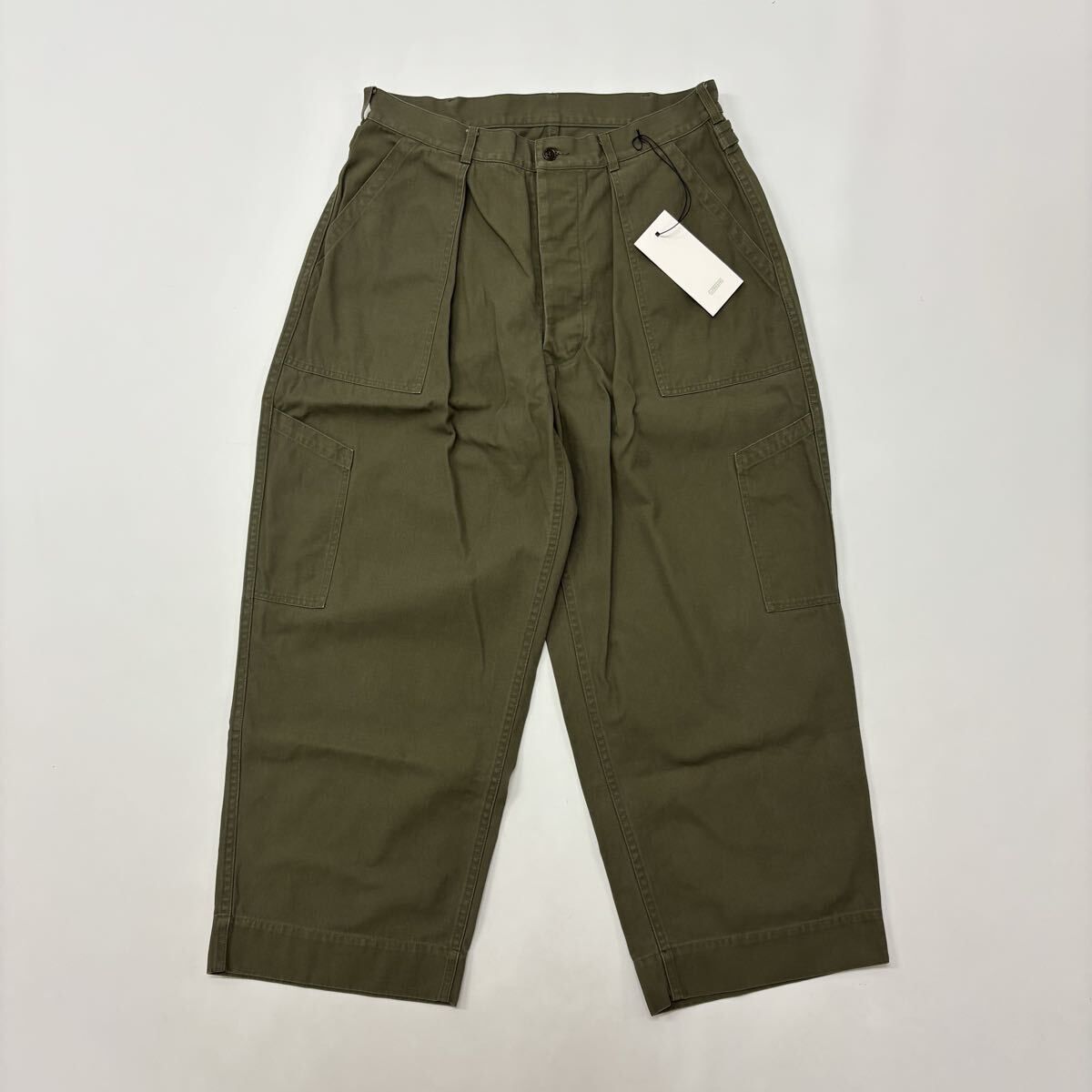 良品 A.PRESSE アプレッセ USAF Hemmed Bottoms AP-4009 ミリタリー パンツ OLIVE オリーブ サイズ 2 805-0250