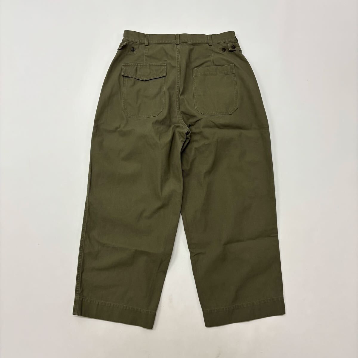 良品 A.PRESSE アプレッセ USAF Hemmed Bottoms AP-4009 ミリタリー パンツ OLIVE オリーブ サイズ 2 805-0250
