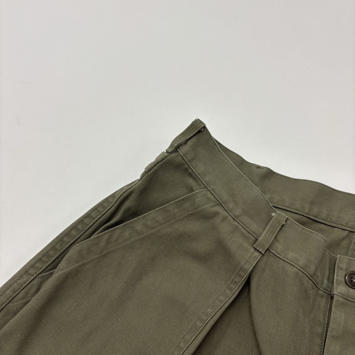 良品 A.PRESSE アプレッセ USAF Hemmed Bottoms AP-4009 ミリタリー パンツ OLIVE オリーブ サイズ 2 805-0250