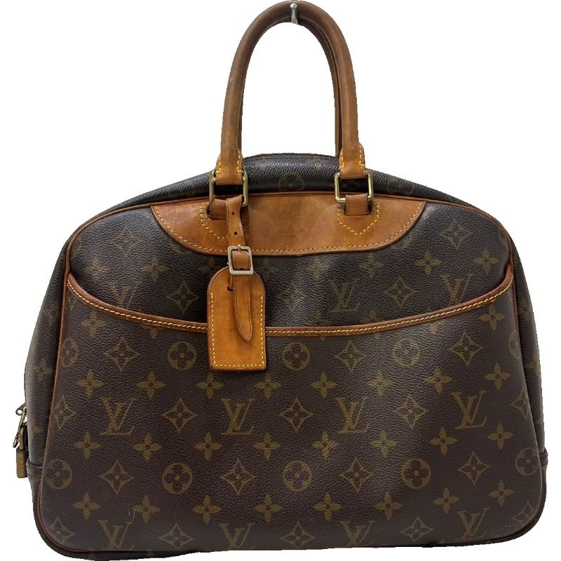 LOUIS VUITTON ルイヴィトン ドーヴィル M47270 ブラウン モノグラム ハンドバッグ レディース 【中古】 22605K466