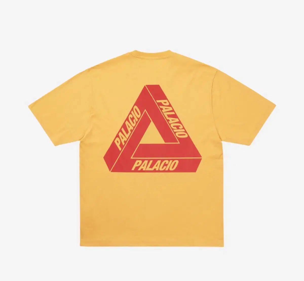 PALACE トライ 半袖 Tシャツ イエロー L