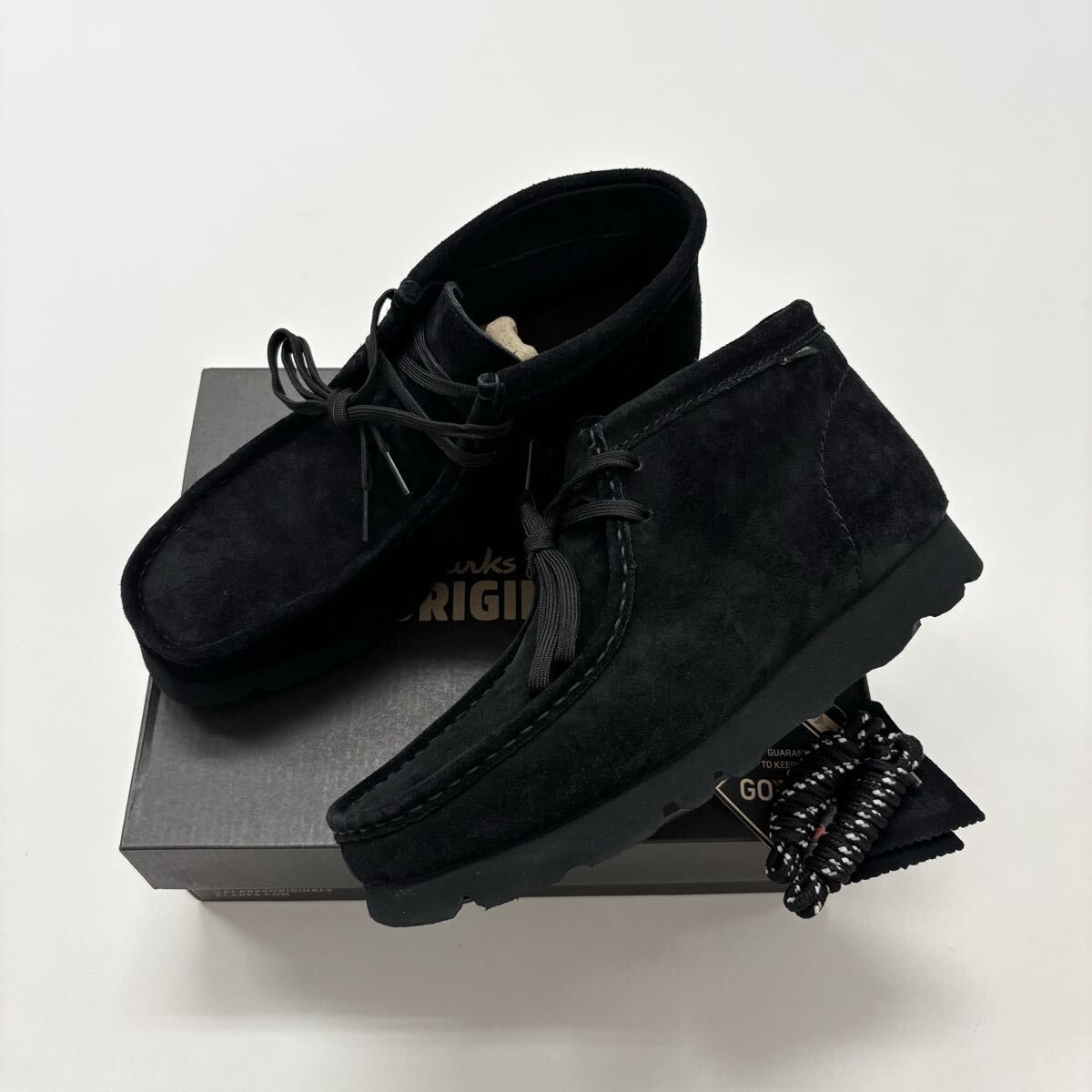 試着のみ 未使用 Clarks クラークス Wallabee GTX 試着のみ Clarks クラークス Wallabee BT GTX ワラビー GORE-TEX