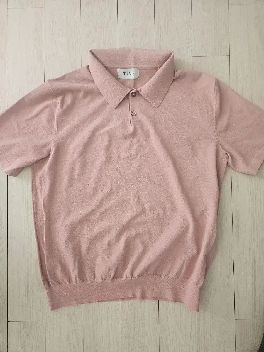 TIME HOMME DARK PINK PK Tシャツ 100