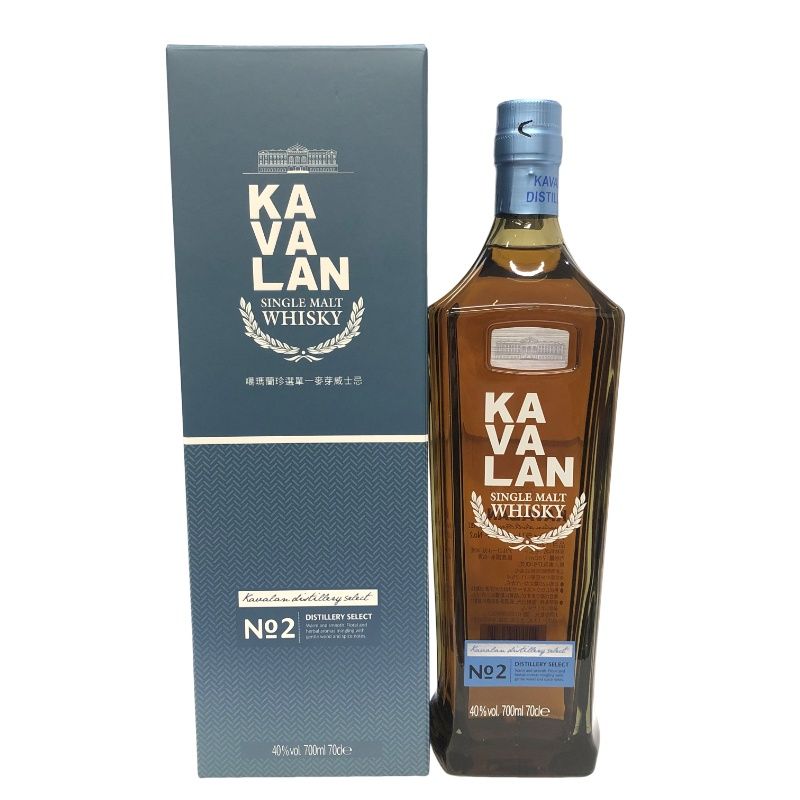 台湾ウイスキー カバラン ディスティラリーセレクト No.2 700ml 40度 KAVALAN ウイスキー お箱 【新品未開栓品】 22605K553