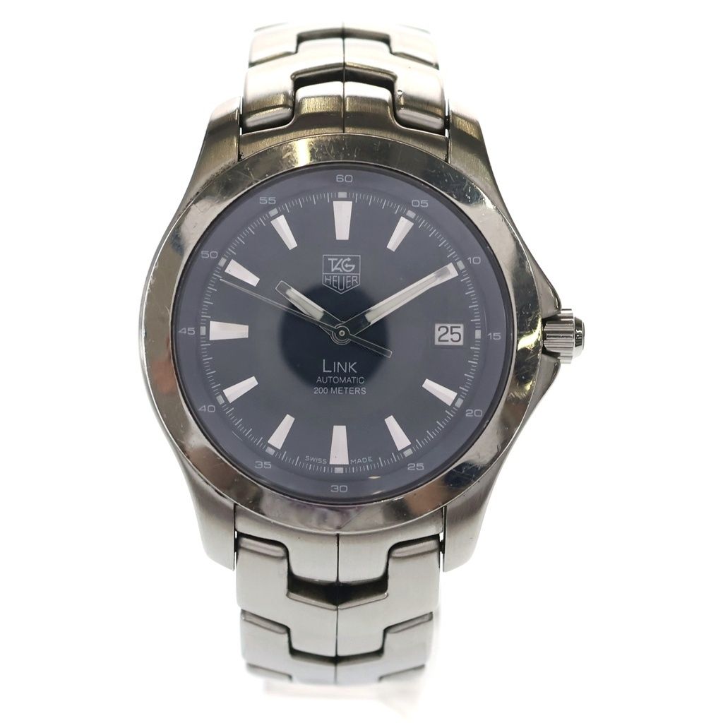 TAG HEUER (タグホイヤー) WJF2112 リンク ネイビー文字盤 SS/AT ステンレス 自動巻き 腕時計