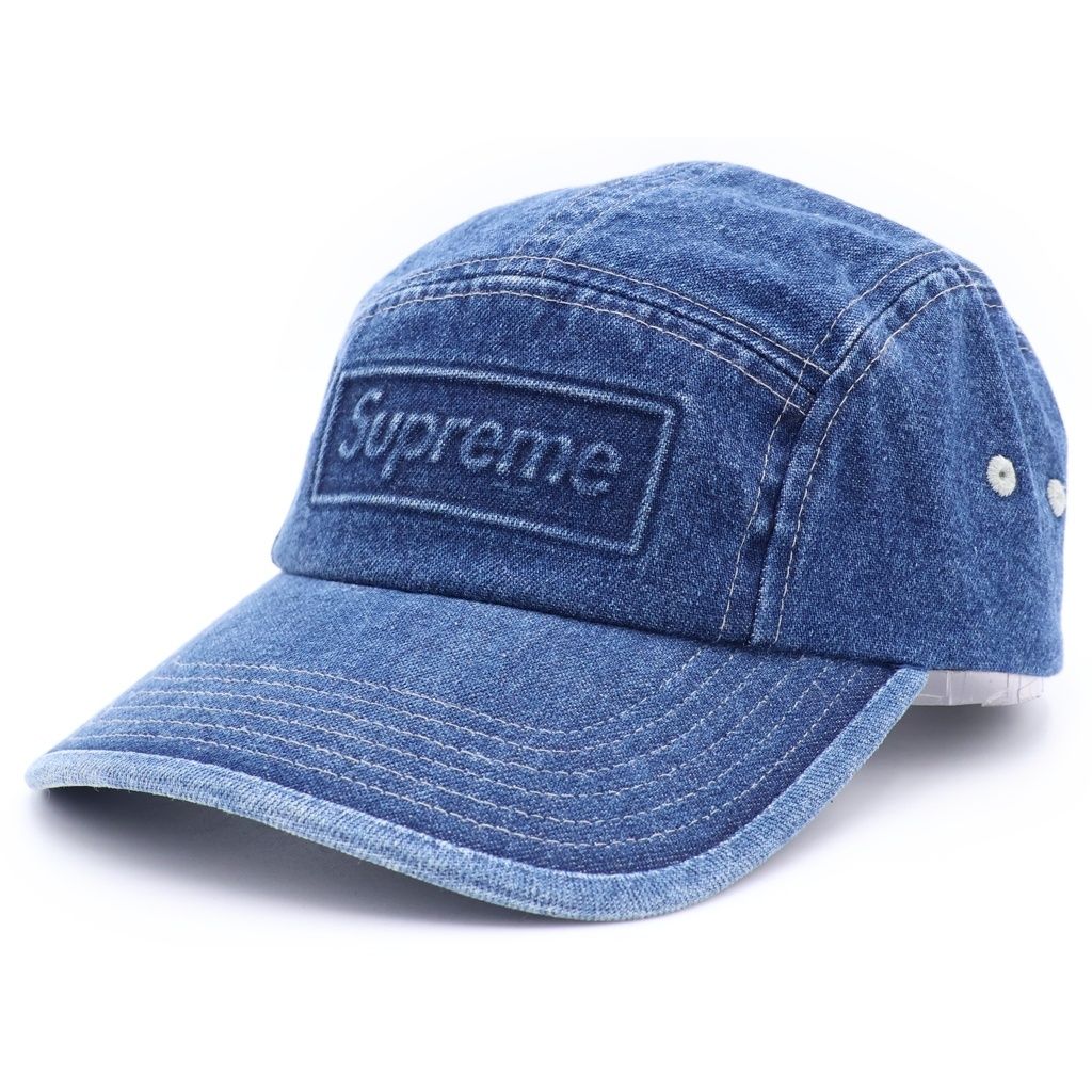 SUPREME (シュプリーム) 20SS DENIM BOX LOGO CAP デニムボックスロゴ ベースボールキャップ 帽子 インディゴ