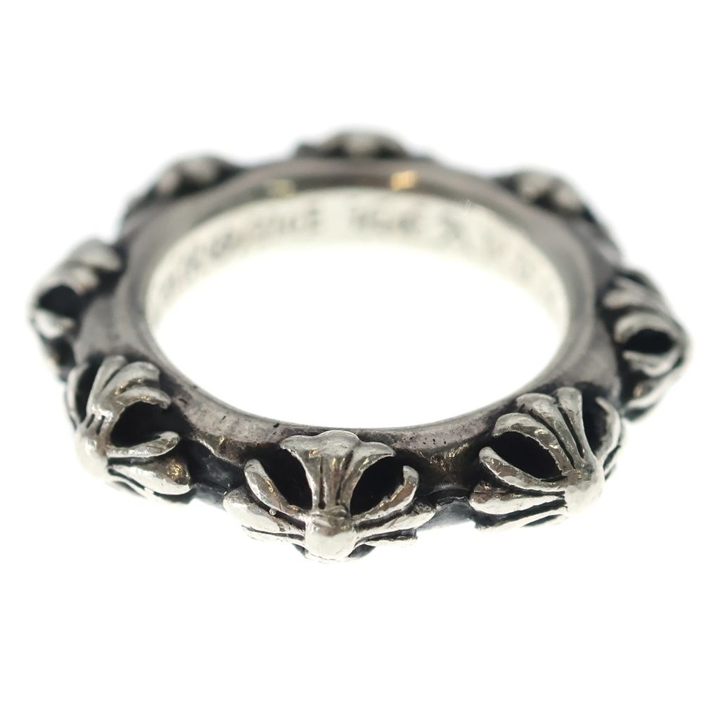 CHROME HEARTS (クロムハーツ) CROSS BAND クロスバンド リング シルバー BCA342