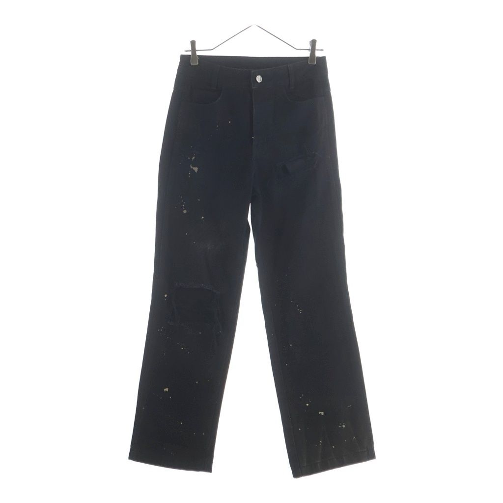 ADER ERROR (アーダーエラー) 22AW Cinder Denim シンダーデニム ペイント BLAFWJE04BK1 ブラック