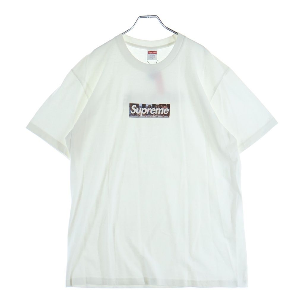 SUPREME (シュプリーム) 21SS Milan Box Logo Tee ミラノ 最後の晩餐 ボックスロゴ クルーネック 半袖Tシャツ カットソー ホワイト