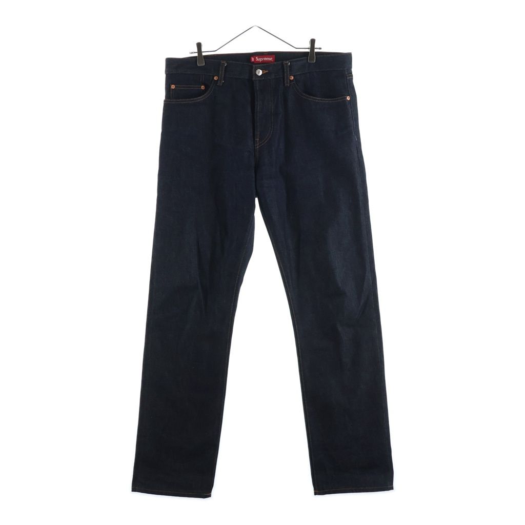 SUPREME (シュプリーム) Rigid Loose Fit Selvedge Jean リジット ルーズフィット セルビッチ デニムパンツ インディゴ