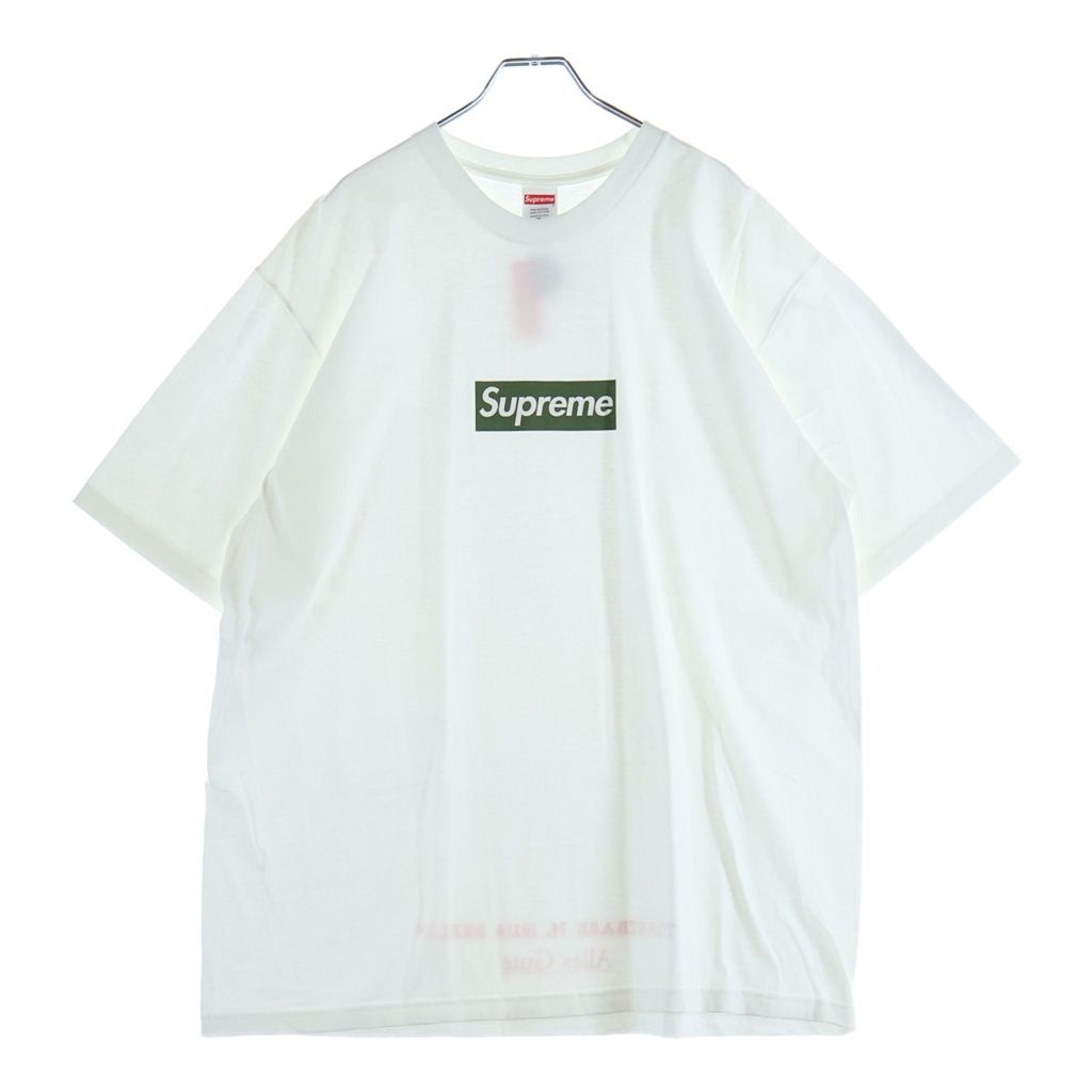 SUPREME (シュプリーム) 21AW Berlin Box Logo Tee ベルリン ボックスロゴ クルーネック 半袖Tシャツ カットソー ホワイト