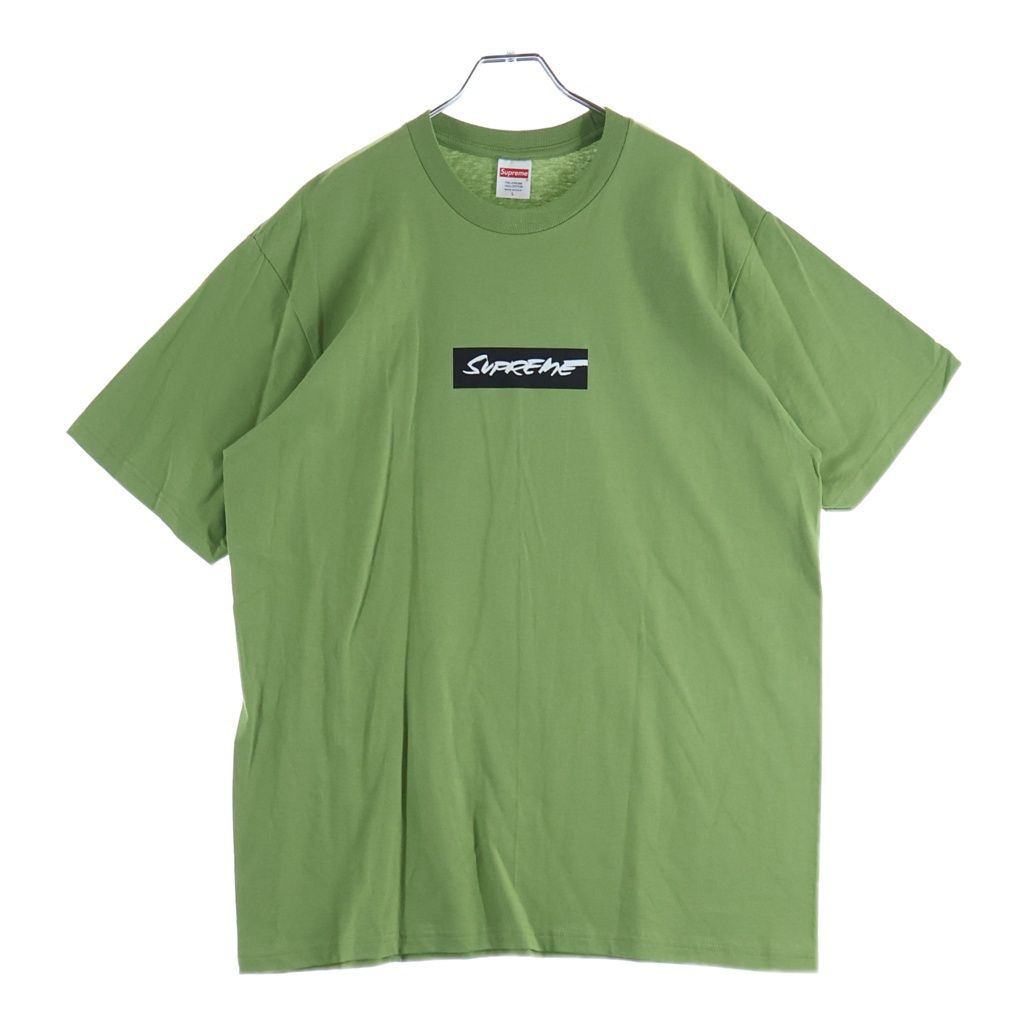SUPREME (シュプリーム) 24SS Futura Box Logo Tee フューチュラ ボックスロゴ クルーネック 半袖Tシャツ カットソー グリーン