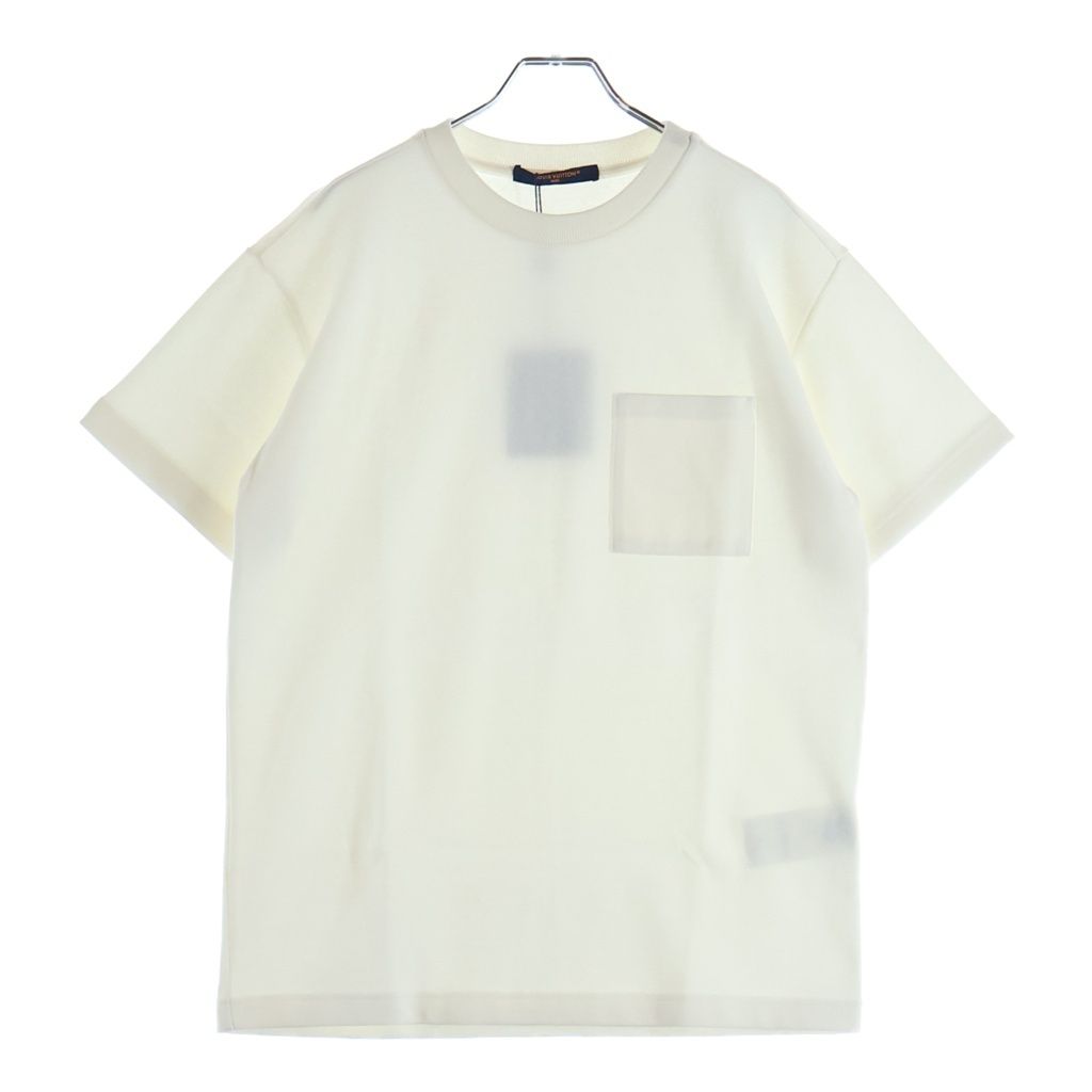 LOUIS VUITTON (ルイヴィトン) ピケコットンTシャツ ホワイト #S