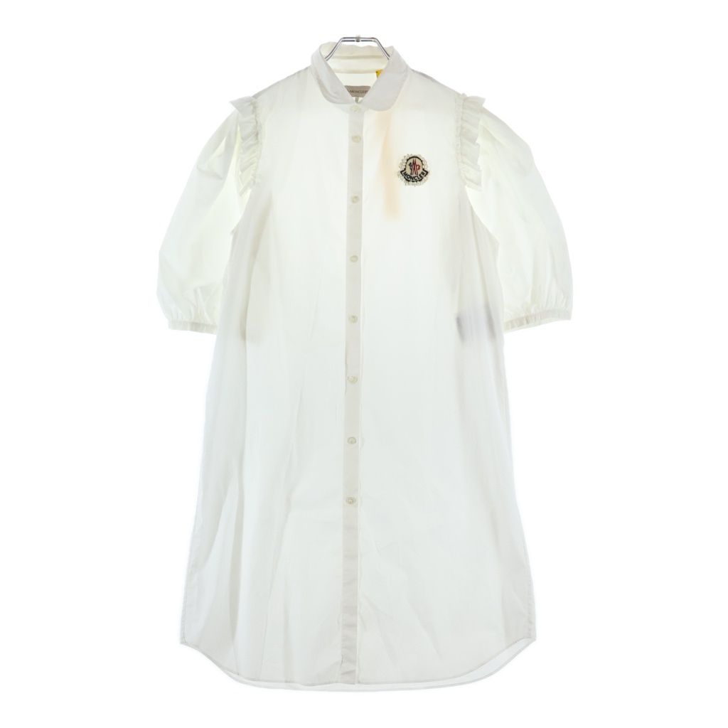 MONCLER (モンクレール) シモーネロシャ パールロゴ シャツワンピース アイボリー #1 G10941D70600