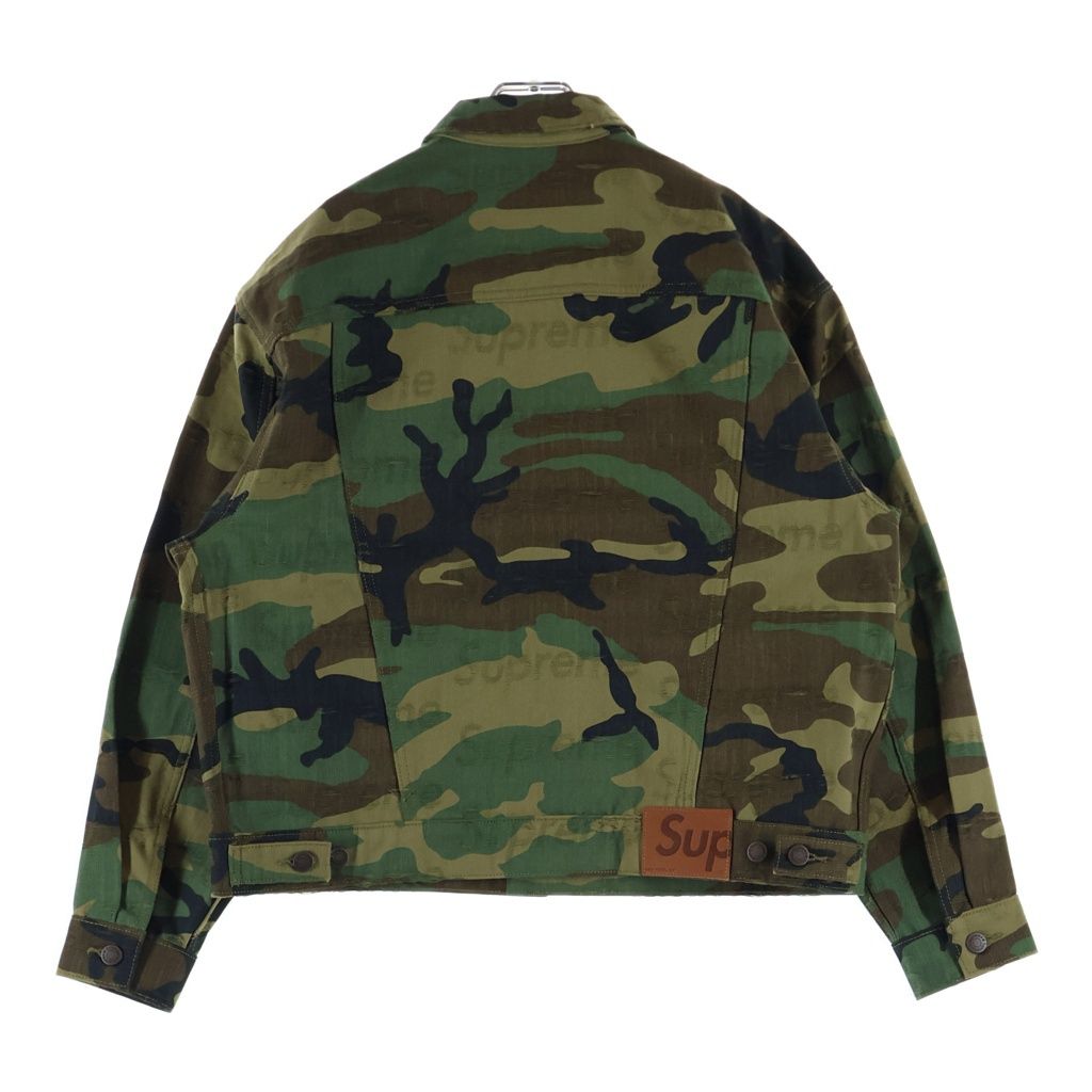 SUPREME (シュプリーム) 25AW Jacquard Logos Denim Trucker Jacket