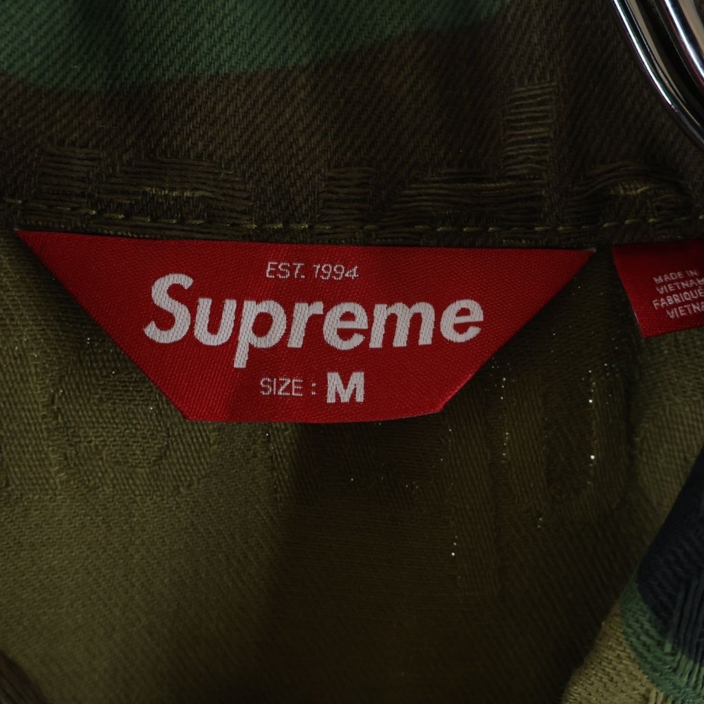 SUPREME (シュプリーム) 25AW Jacquard Logos Denim Trucker Jacket