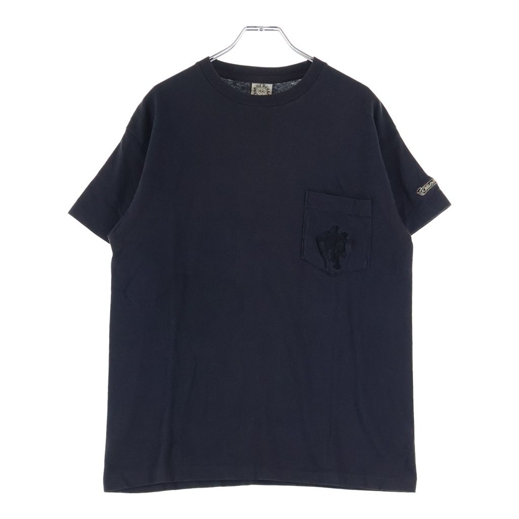 CHROME HEARTS (クロムハーツ) OLD 胸ポケットセメタリークロスプリント半袖Tシャツカットソー