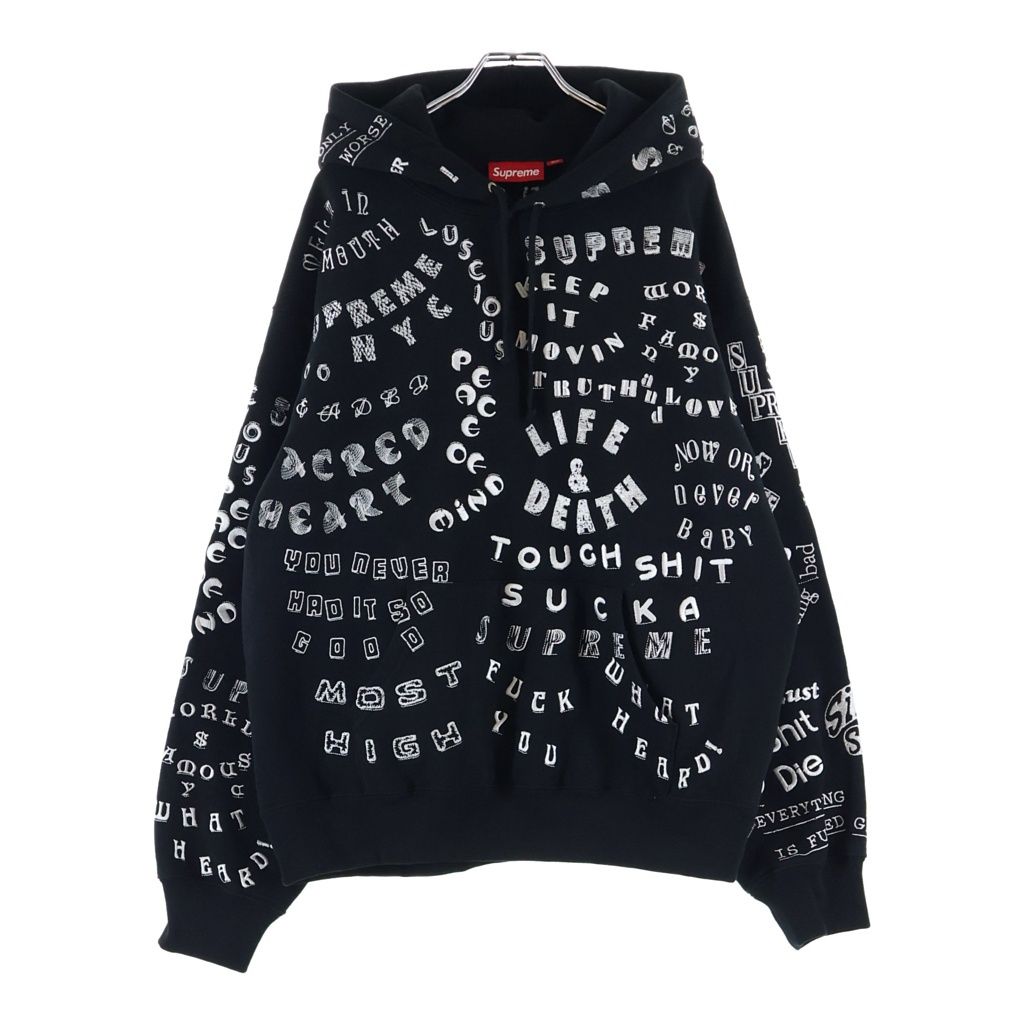 SUPREME (シュプリーム) 26SS Too Deadly Hooded Sweatshirt トゥー デッドリー フーデッド スウェットシャツ パーカー ブラック
