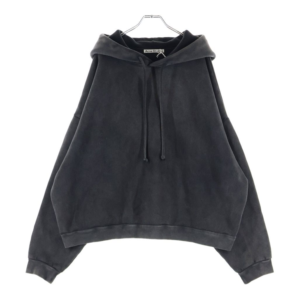 Acne Studios (アクネ ストゥディオズ) Hoodie フェード加工 ラバーロゴ プルオーバースウェットパーカー フーディー グレー CI0138- 34,460円