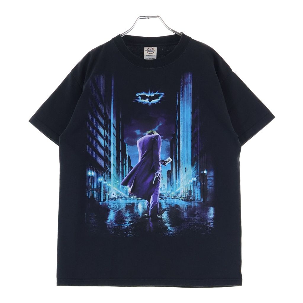 VINTAGE (ヴィンテージ) 00S THE DARK KNIGHT S/S TEE ザダークナイト ジョーカー フロントプリントTシャツ 半袖クルーネックカットソー ブラック