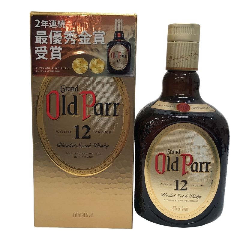 未開栓】オールドパー 12年 750ml 40度 箱付 - メルカリ
