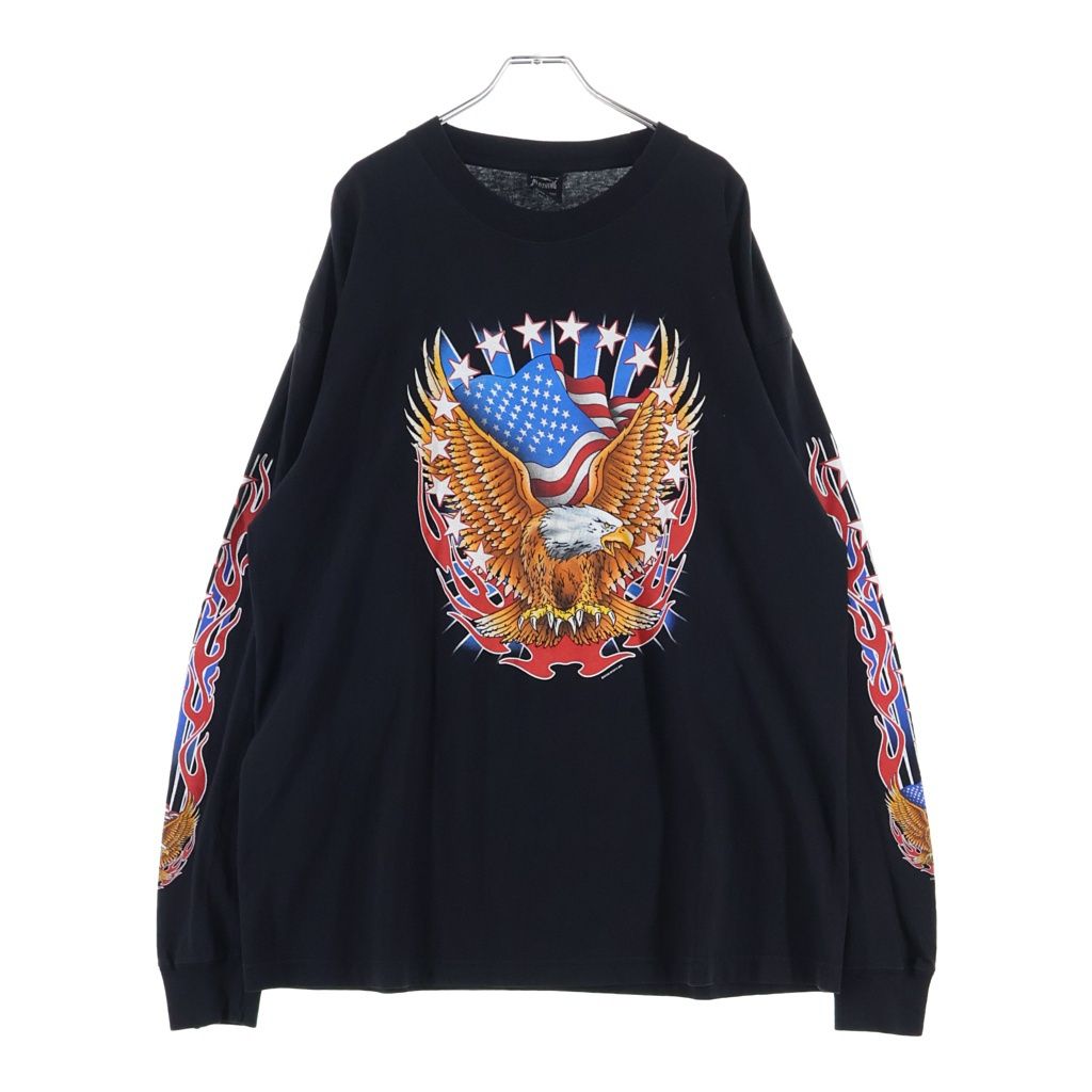 VINTAGE (ヴィンテージ) 00S 2004 STURGIS MOTOR CYCLE RALLY L/S T-Shirts 2004年スタージスモーターサイクルラリーロングスリーブTシャツ クルーネック両面プリント長袖Tシャツ