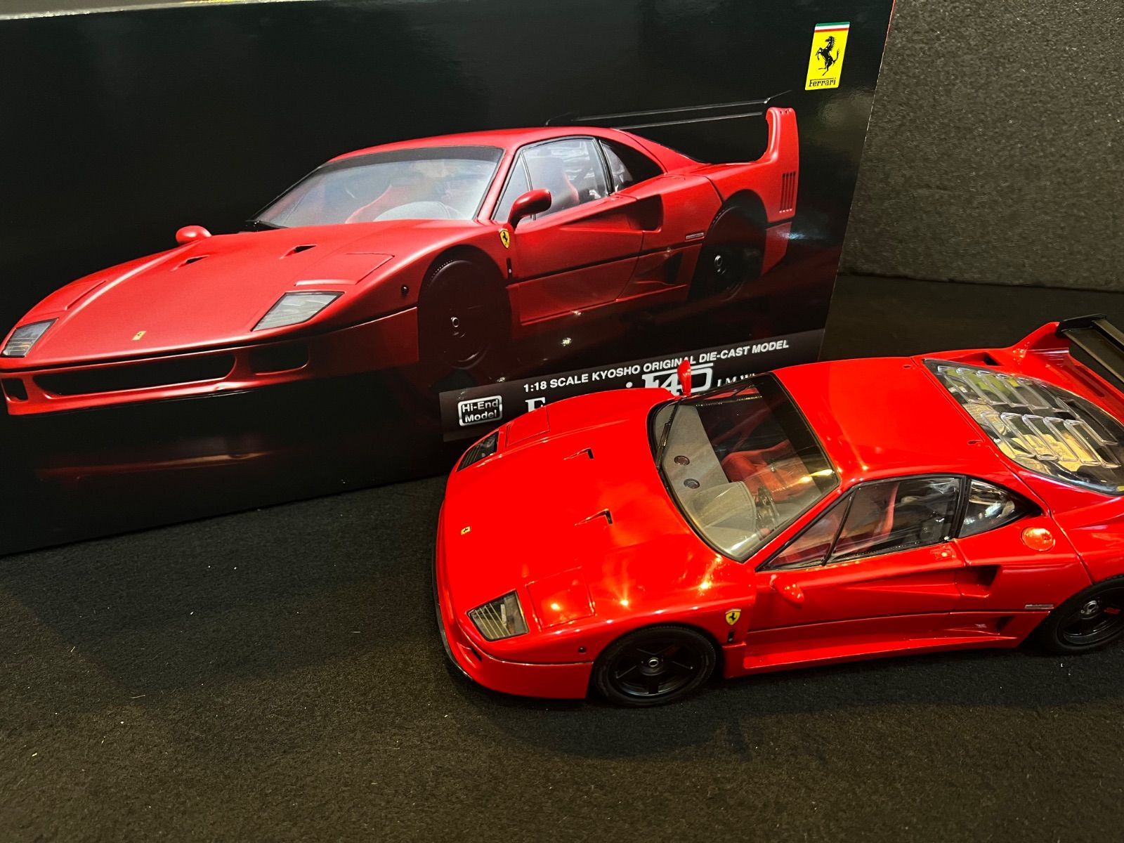 【KYOSHO / FERRARI F40 LM wing 】 1 : 18 フェラーリミニカー