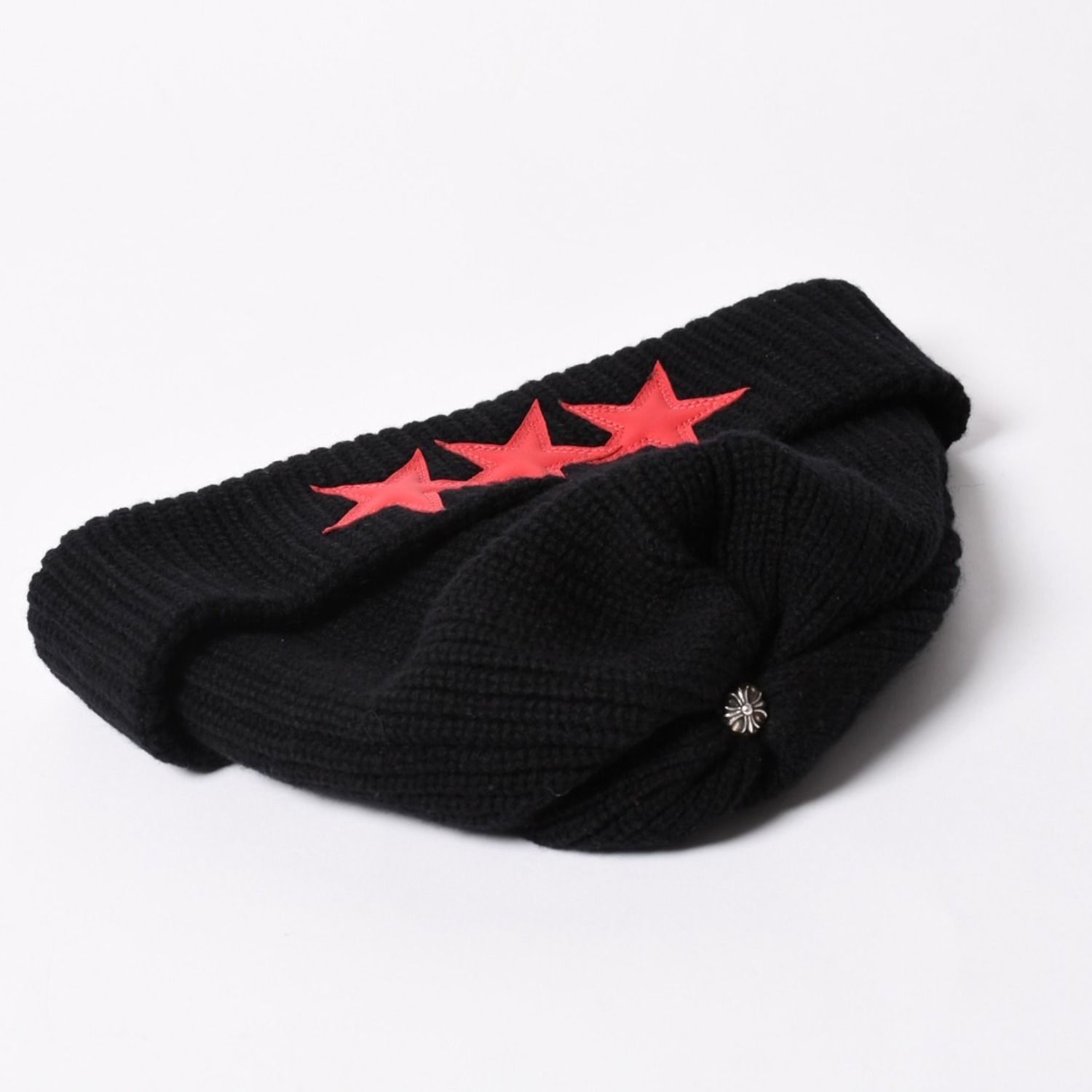 新品未使用 CHROME HEARTS クロムハーツ スターパッチ カシミヤ ニット