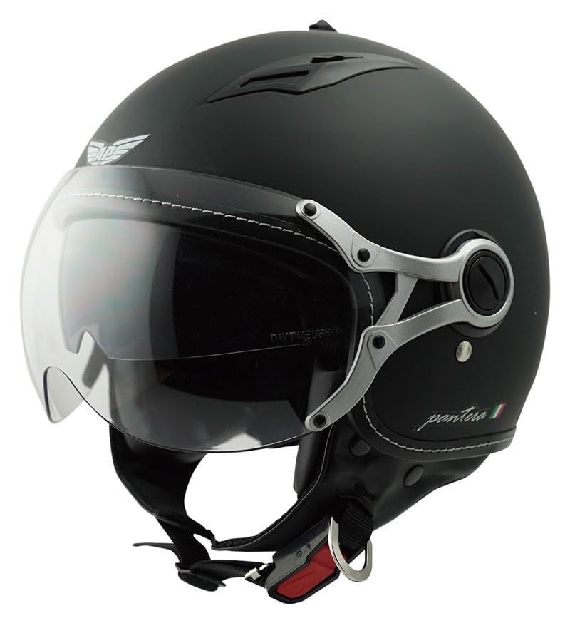 TNK工業 スピードピット AP-16 インナーシールド付きパイロットジェットヘルメット マットブラック FREEサイズ (58-59?) 51372kk c4d06e47